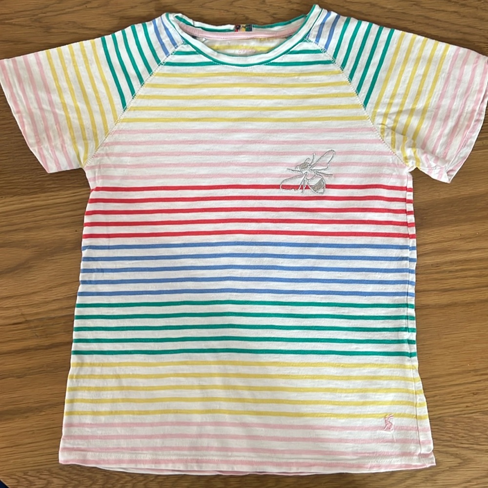 Girls striped “Joules” t-shirt